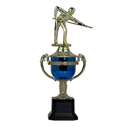 Trofeo de Copa con Figura Serie PC de Billar
